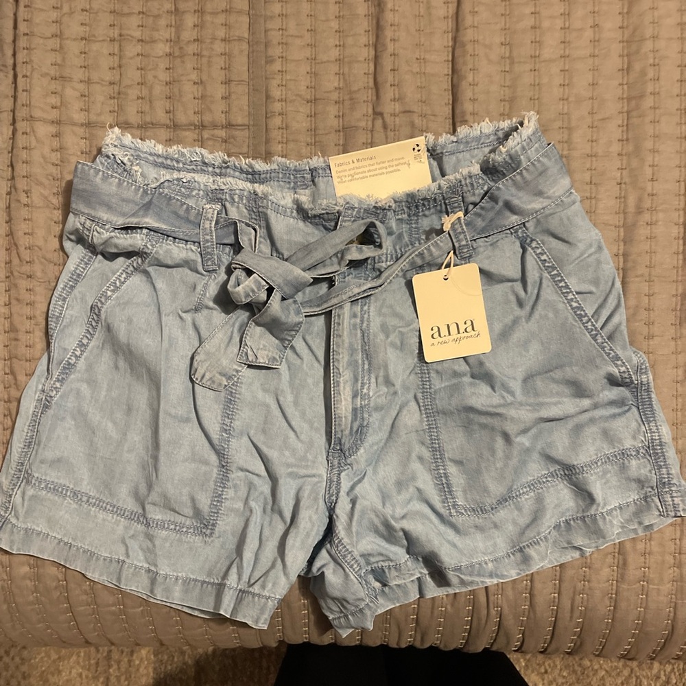 a.n.a Flowy Tie Shorts